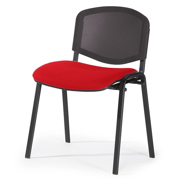 Chaise-type DINO-Résille-Assise rouge_Neuf Fin de Série