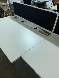 bureaux-bench-blanc-4-positions-occasion