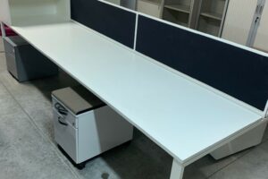 bureaux-bench-blanc-4-positions-occasion