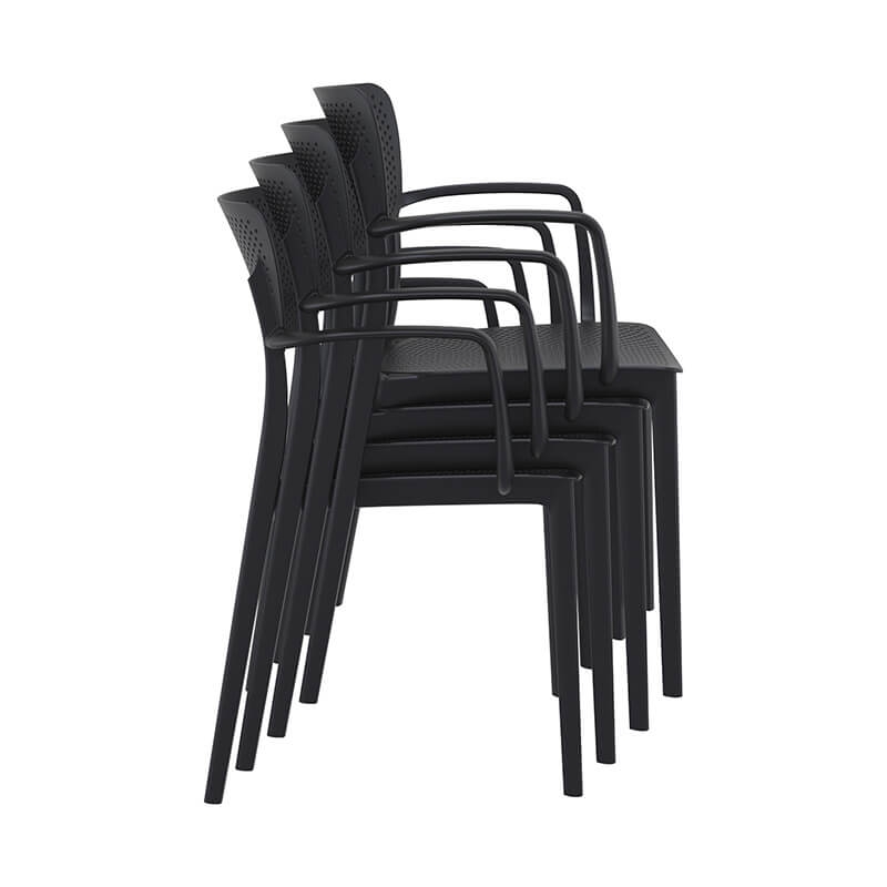 chaise-moderne-avec-accoudoir-polypropylene-micro-perfore-loft