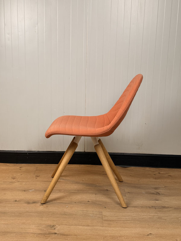 Chaise et tabouret haut tapissés & pieds bois NOWYSTYL – Image 2