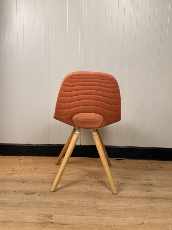 Chaise et tabouret haut tapissés & pieds bois NOWYSTYL – Image 3