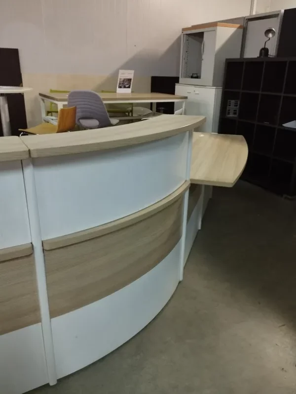 banque-accueil-melamine-blanc-chêne-pmr-occaison