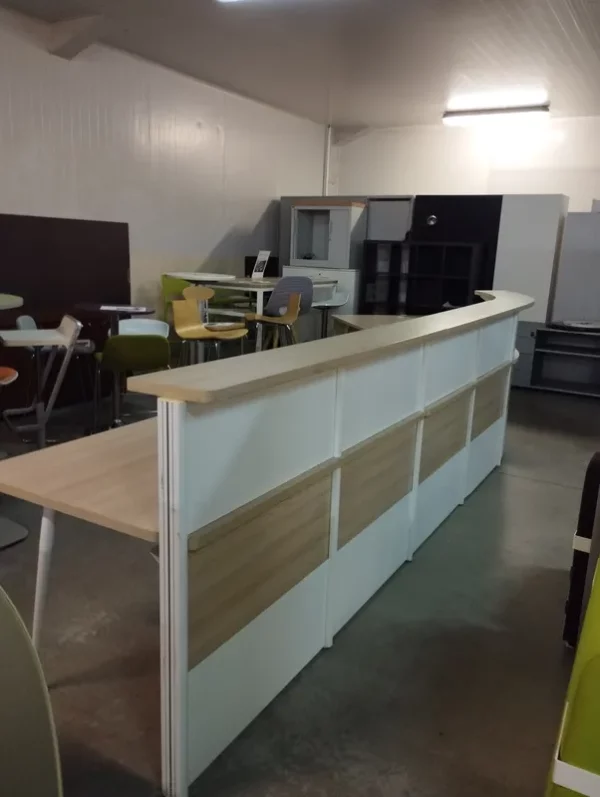 banque-accueil-melamine-blanc-chêne-pmr-occaison
