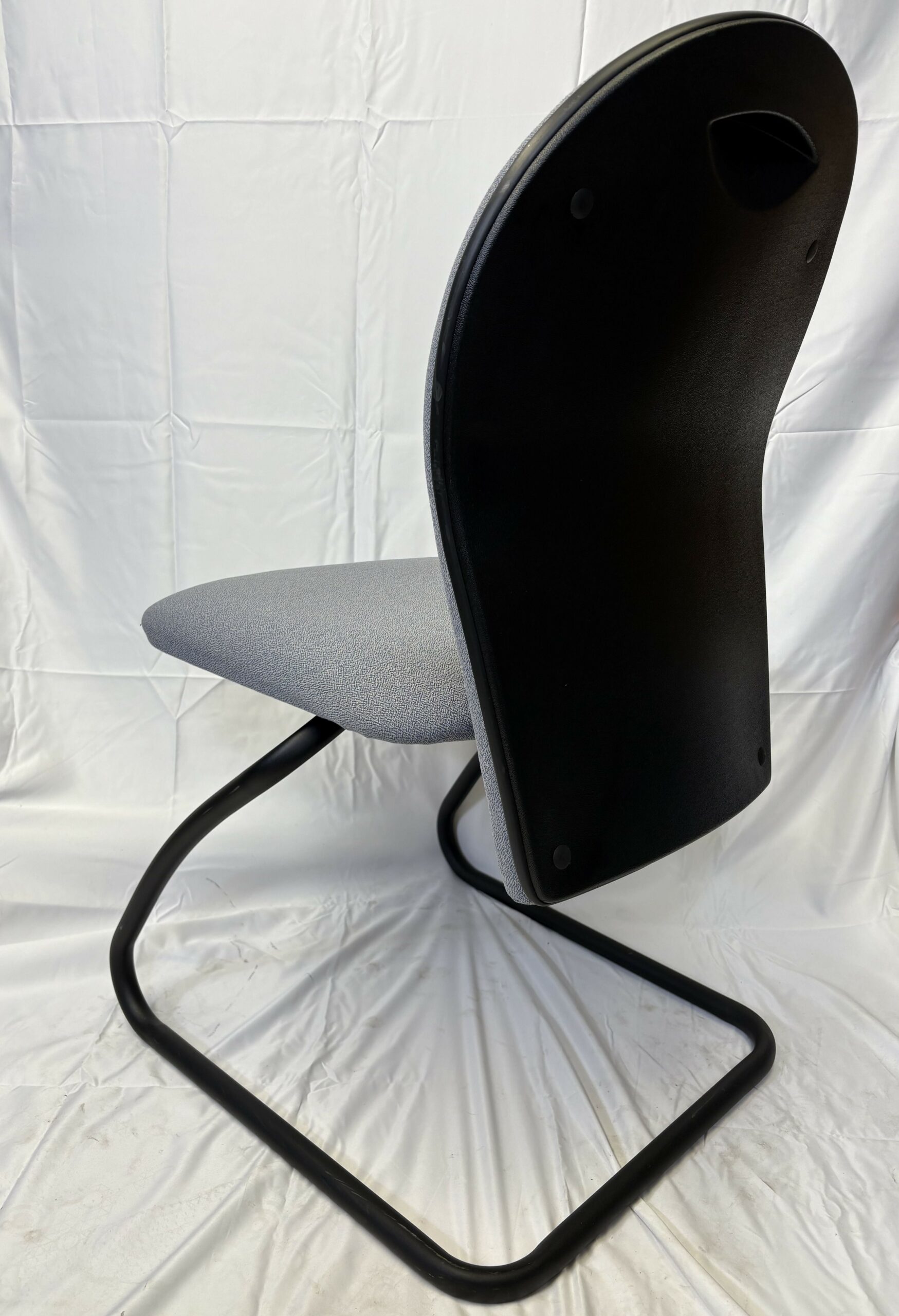 Chaise luge tissu gris – Image 2