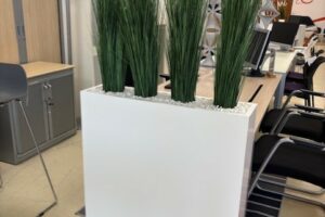 Jardinière plantes artificielles