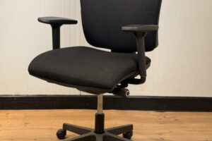 Fauteuil de travail tissu noir
