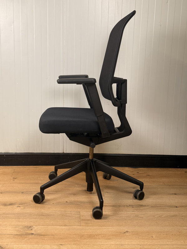Fauteuil de travail noir – Image 2